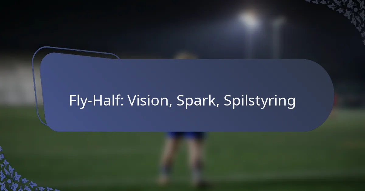 Fly-Half: Vision, Spark, Spilstyring